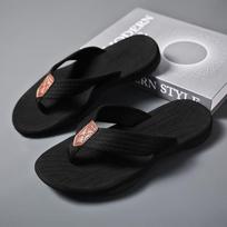 Coslony šlepetės vyrams Šlepetės Vasaros Lauko Šlepetės Paplūdimio Vyriškos Minkštos Dugno Neslystančios Šlepetės Batai Kambarinės šlepetės 47 juoda