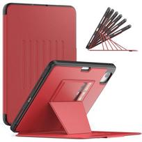 Magnetinis išmanusis dėklas, skirtas iPad Pro 11 2022 smūgiams atsparus tvirtas dangtelis iPad 11 Pro 2 3 2020 2021 daugiakampis kickstand sagtis Funda iPad Air 2 9.7 2014 raudona