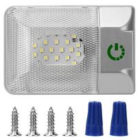 LED skaitymo lempa RV lubų kupolo apšvietimas 12V Kemperiui RV priekabai Automobilių priedai Automobilių vidaus apšvietimas