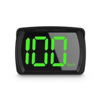 Skaitmeninis GPS spidometras automobilio HUD monitoriaus ekranas Beidou dviejų lustų greičio matuoklis MPH km/h juoda