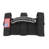 TESIN Weave Grab Handle Rope Strap for Jeep Wrangler CJ YJ TJ JK Car Roof Door Pull Rope Anti-slip For Suzuki Jimny balta