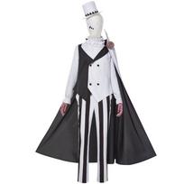 Anime bungou benamiai šunys Nikolajus Gogolis Cosplay kostiumas, apsiaustas baltas juodas uniforma Helovino kalėdiniai drabužiai 4 sezonas L
