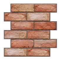 10 vnt. 3D plytelių plytų sienų lipdukas Lipnus vandeniui atsparus PVC plokščių tapetas 30*30cm