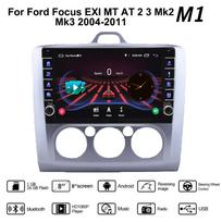 Android automobilinis radijas, skirtas Ford Focus EXI MT AT 2 3 Mk2 Mk3 2004-2011 su mygtuku rankenėlė Multimedijos grotuvas Navigacija GPS Carplay 2+32GB 1+16GB,MT