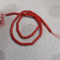 1 sruogos sintetiniai koralų karoliukai 3x3 mm cilindriniai per skylutę laisvi tarpiniai karoliukai papuošalams gaminti „pasidaryk pats“ karoliai, apyrankės priedai 38 cm 3mm