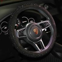 Prabangios spalvingos kristalinės kalnų krištolo automobilio vairo apdangalai moterims deimantiniai vairo dėklai interjero aksesuarai