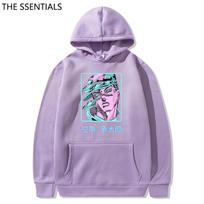 JoJo's Bizarre Adventure Džemperis Unisex Unisexga JoJo No Kimyou Na Bouken Džemperiai Karšti Anime Jotaro Džemperis Puloveriai Sportiniai marškiniai Drabužiai L