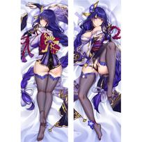 Raiden Shogun Ei Beelzebul Dakimakura Apkabinantis kūno pagalvės užvalkalas Anime Genshin Impact pagalvės užvalkalas pagalvėlė patalynė namų dekoras 120x40 cm