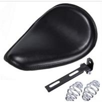 Motociklo 3 colių chromo spyruoklinė solo kronšteino sėdynė motorcycle Seat