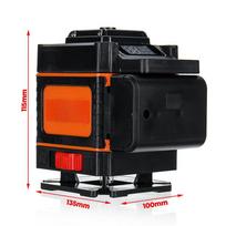 12 linijų lazerio lygis 3D linijos lazerinis lygis 360 horizontalus ir vertikalus galingas žalias lazerio spindulys savaime išsilyginantis su laikikliu / trikoju