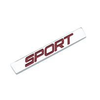 Metalas Sportinio Automobilio Logotipas SPORTO Automobilio Lipdukas Sporto Modifikuoto Automobilio Logotipas raudona