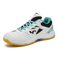 36-45unisex Badmintonas Odiniai Guminiai Neslystantys Stalo Teniso Batai Kvėpuojantys Moteriški Teniso Sportiniai Batai Vyriški Sportiniai Batai 35 žalsvai mėlyna/juoda