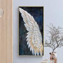 5D PASIDARYK PATS Deimantinė tapyba Angelų sparnai Deimantinė siuvinėjimas Kryželiu Rinkinys Pilna cirkonio mozaika Namų dekoras Dovana Round 20x30cm