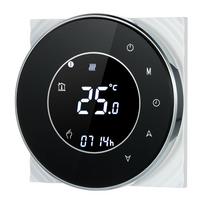 Programuojamas dujinio katilo šildymo termostatas sauso kontakto temperatūros valdiklis Jutiklinis LCD su Black T juoda