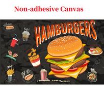 3D menas animacinis filmas Greito maisto freska Plakatas Grafiti Mėsainis Restoranas Kavinė Nuotraukų tapetai Papel De Parede 3D 300cm (W) x 200cm (H)