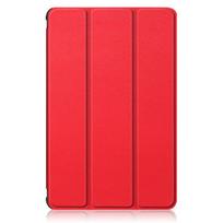 Skirtas Samsung Galaxy Tab A7 lite 8.7 SM-T220 SM-T225 planšetinio kompiuterio dėklas Tri-Fold Hard PC Galinio dangtelio tab a7 Lite 2021 Magnetic Case Funda raudona