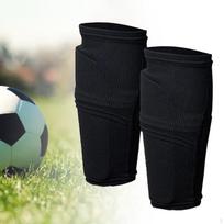 Football Shin Soccer Shine Pads Breathable Leg Sleeves, Legging Socks for Kicking Ball Kids M