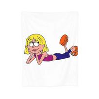 Lizzie Mcguire Animacinis pledas Minkštas šiltas flanelinis mesti pledas Antklodė lovai Svetainei Iškylai Kelionei Namams Sofai 75x100cm 30x40in
