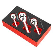 12 38 14 colių pavaros veržliarakčių lanksčios galvutės reketo rinkinys Mini 72 dantų veržliarakčių rinkinys 3 Pcs