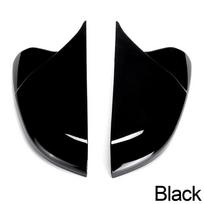 Horn Shape ABS Carbon Fiber Style Rear View Side Mirror Cover Rearview Caps For Honda For Civic 10th 2016 2017 2018 juoda