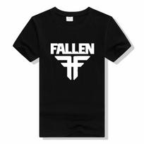 „Fallen“ unisex marškinėliai, „Music Tour“ trumpomis rankovėmis, O formos iškirpte, laisvalaikio unisex gatvės riedlenčių marškinėliai, pop mados marškinėliai, unisex marškinėliai L