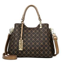 Fashion Women Handbags Tassel PU Leather Totes Bag Top-handle Embroidery Bag Shoulder Bag Lady Simple Style ruda