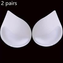 2 poros 3D Push Up liemenėlės įklotai, įdėklai Moteriški apatiniai rūbai, maži krūtys pakeliantys, kvėpuojanti, kempinė, paminkštinta liemenėlės pamušalu, pamušalas maudymosi kostiumėlio liemenėlės įdėklas 327977557