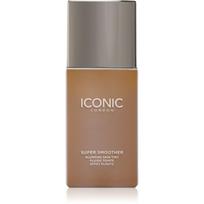 ICONIC London Super Smoother Blurring Skin Tint lengvos tekstūros drėkinamasis kremas su atspalviu atspalvis Warm Deep 30 ml