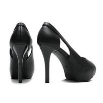 Moterims 10cm 12cm Aukštakulniai 3cm Platforma Fetišas Atviras Pirštas Siurbliai Ponios Stileto Kulniukai Basutės Naktinio Klubo Pleaser Išpjauti Batai 36