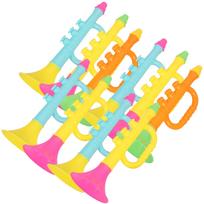 10 vnt. žaislas vaikiškas trimitas Muzikos instrumentai Vaikai Saksofonas Abs mokymosi žaislai 17x6cm