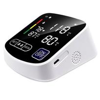 automatinis tonometras išmanusis LED viso ekrano žasto tipo elektroninis kraujospūdžio matuoklis žasto kraujospūdžio matavimo prietaisas juoda