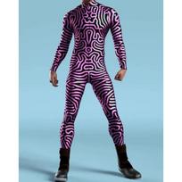 Šaunus vyriškas kombinezonas CyberPunk 3D spausdintas Steampunk šarvų kombinezonas Helovino vakarėlio Cosplay kostiumas Karnavalo romperis Zentai kostiumas S smėlis