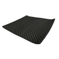 Garso izoliacinė kilimėlė Akustinis slopinimas Juodas putplastis Visiškai naujas 50*50cm