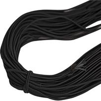 Craft plati elastinė juosta elastinė virvė elastinė sriegis spalvingas elastinis laidas 45 m ilgio / 2 mm pločio One Size juoda
