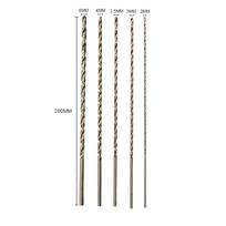 5 vnt Gręžimo antgalių rinkinys Metalo gręžimui 200 mm Tiesus kotas ypač ilgas