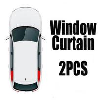Individualus magnetinis automobilio lango skydas nuo saulės, skirtas Volkswagen Tiguan 2nd 2015- 5 vietų VW Curtain Mesh priekinio priekinio stiklo rėmo užuolaidos 2PCS SIDE TRIANGLE