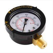 0-60 PSI Mini Manometras Baseinas SPA Filtras Vandens Slėgio Matavimas 0-60PSI Manometras NPT BSP ZG Smėlio Cilindras juoda