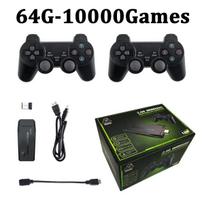 Video Game Sticks M8 Console 2.4G Dual Wireless Controller Game Stick 4K 10000 žaidimai 64GB Retro žaidimas, skirtas Dropshiopping Kalėdų dovanai