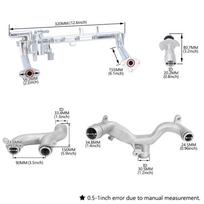 Patobulintas metalinis aušinimo skysčio vandens vamzdžių sistemos rinkinys 3.0 skirtas Jaguar XE XF XJ F-Pace F-Type LR010733 AJ813917