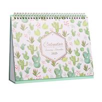 2025 Desk Calendar 12 Months Standing Flip Calendar Desktop Stand Up Calendar įvairiaspalvis