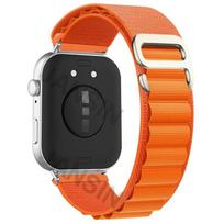 Nailono apyrankė skirta Huawei laikrodžiui Fit 3 Alpine Loop apyrankė Vyriška sportinė apyrankė Laikrodžio apyrankė Huawei Watch Fit3 Correa Priedai Huawei Watch Fit 3 oranžinė