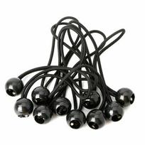 10 vnt. Brezento Bungees Ball Shock Elastinis kilpinis kaklaraištis 10pcs