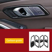 4 vnt. automobilio durų vidinės rankenos dubenėlio dangtelio apdaila Tinka BMW 3 serijos G20 G21 G28 318i 320i 325i 330i 340i 2019 2020 2024