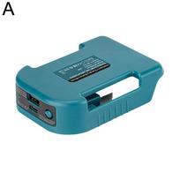 Skirta Makita 18V akumuliatoriaus USB Type-C baterijos laikikliui BL1840 BL1850 BL1860 įkroviklio adapteriui greito įkrovimo lentynos laikymo dėklas