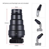 Metalinės fotostudijos „Strobe Flash Snoot Honeycomb Grid Diffuser 5“ filtrų rinkinys