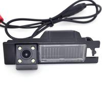 4 LED CCD lusto automobilio galinio vaizdo KAMERA, skirta OPEL Astra H/Corsa D/Meriva A/Vectra C/Zafira B,FIAT Grande 4 LED juoda