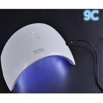SUN9S 24W UV LED nagų lempa 110-240V nagų džiovintuvas UV lempos manikiūro įrankis rožinė/balta