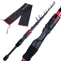 Spiningas / užmetimas 1,8 m / 2,1 m anglies pluošto lauko sporto šakos, skirtos kelionei jūra Spinning rod 1.8m