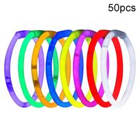 Puntos, 50 vnt., Spalvingos švytinčios šviečiančios lazdelės. 50Pcs/Set