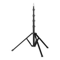 KINGJOY FL2019 reguliuojamas metalinis trikojo šviesos stovas 8 kg / 17,6 svaro apkrova 1/4 colio varžtas Maks. juoda